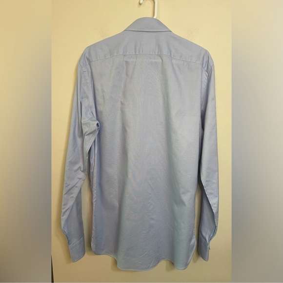 BORRIELLO Napoli Men Made Hand by Michael Jondral Button Down Shirt Sz 16 1-2/42 - Picture 10 of 16